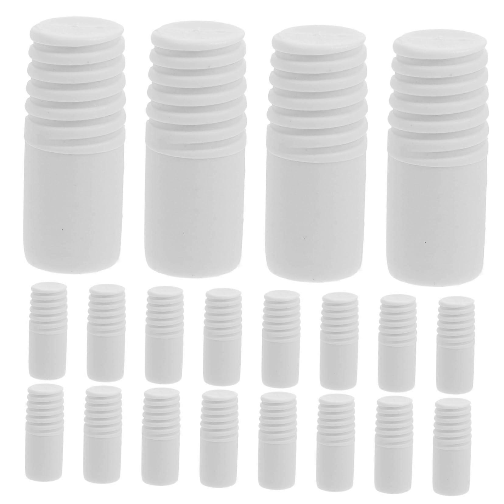 20pcs Threaded Mop and Broom Handle Tip Adapters Easy Install for Home and Commercial Cleaning
