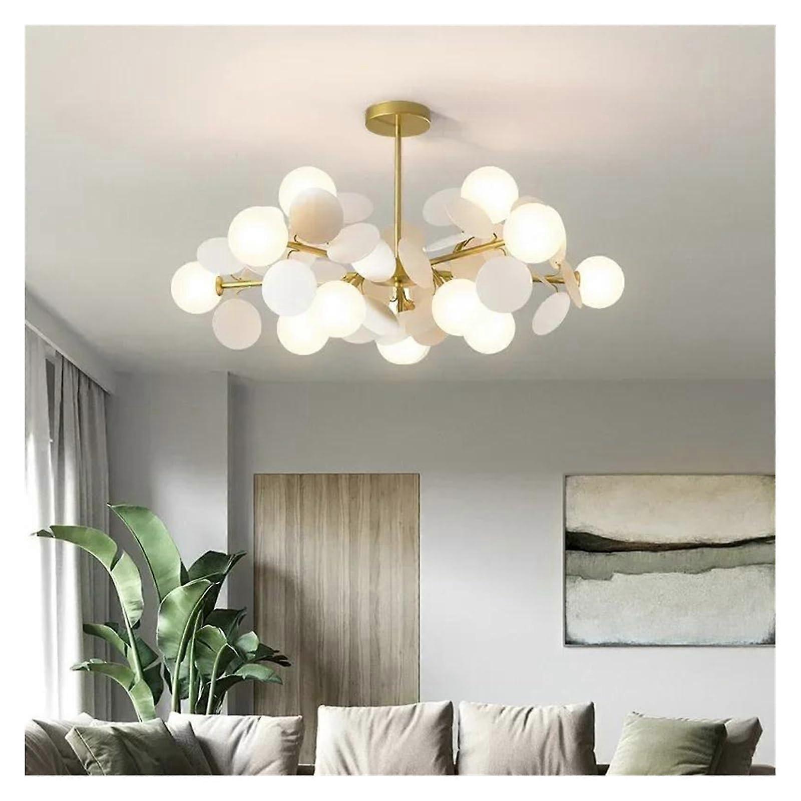 Chandeliers Nordic Style Pendant Lights For Restaurant And Living Room Color Net Red 15 White