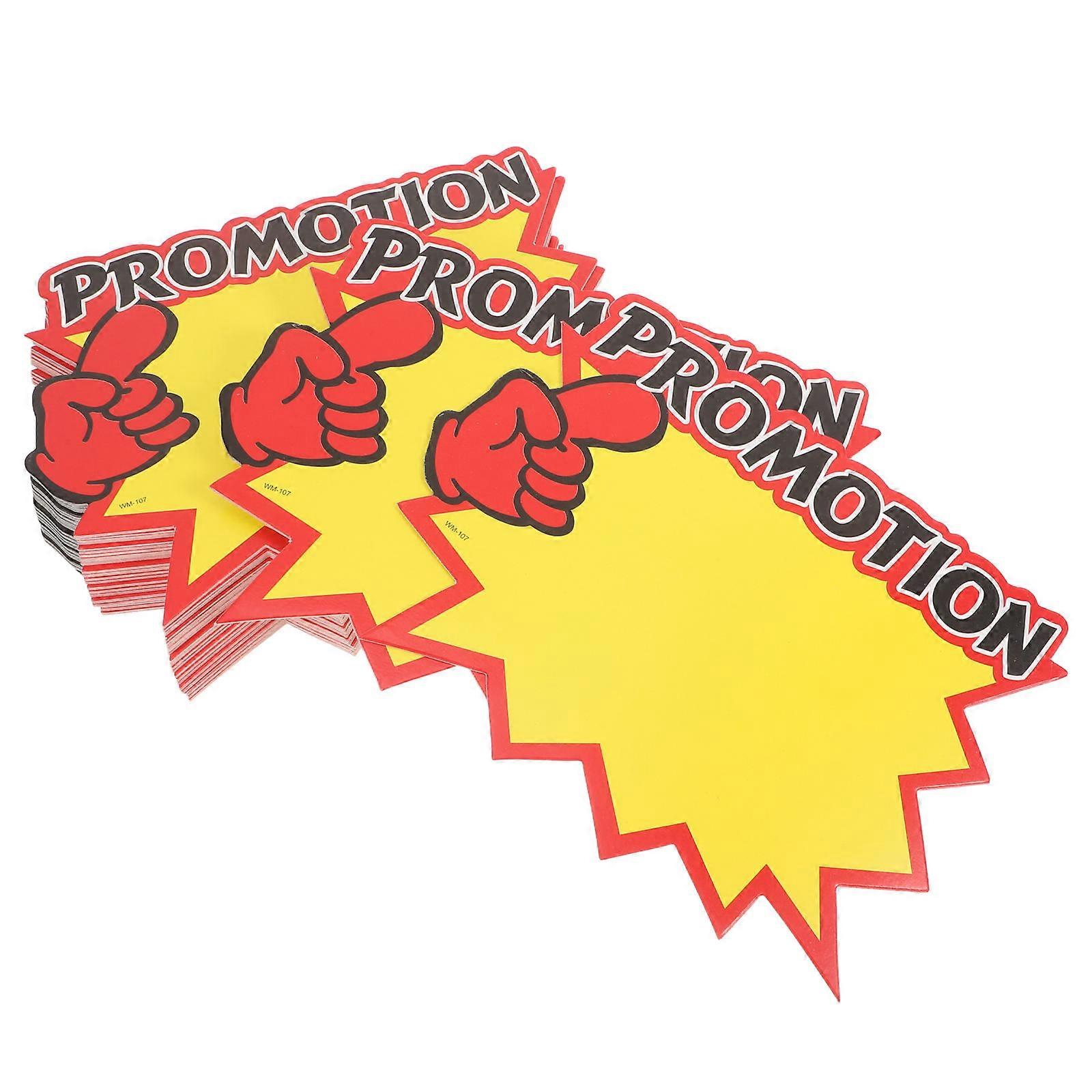 Yellow Price Tags for Retail Store Use Durable Paperboard Material EyeCatching Design 100 Pieces