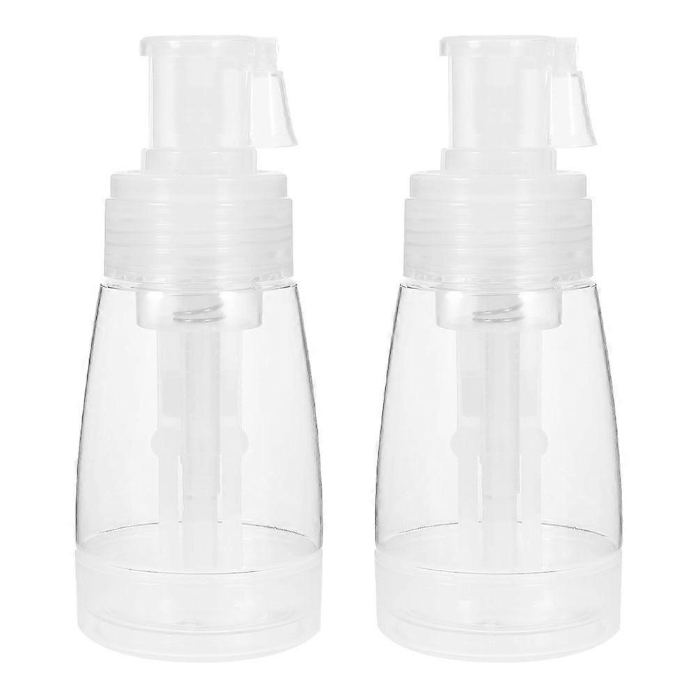 Body Powder Puff Powder Spray Bottle for Storage Includes 2Pcs Transparent