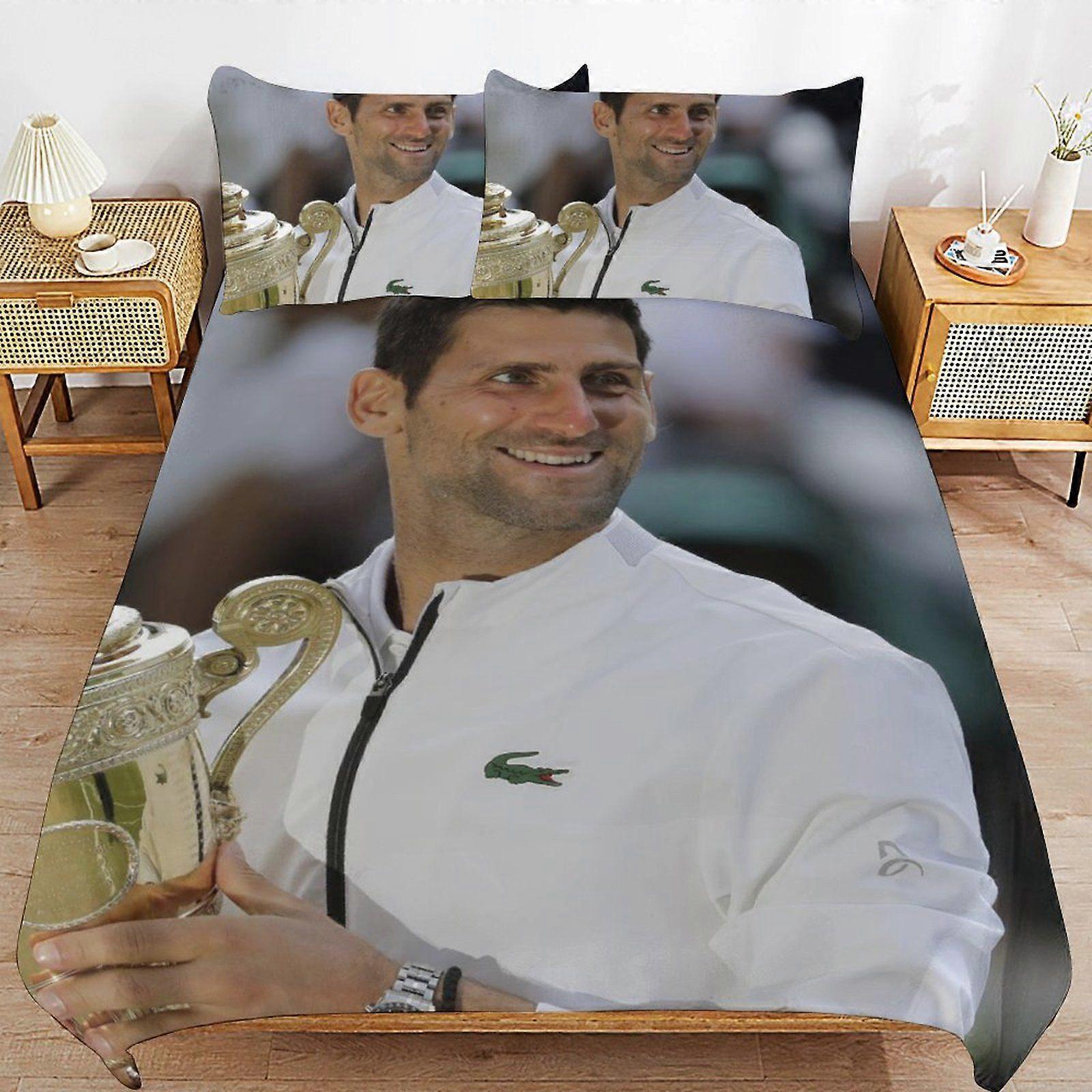 115BF Novak Djokovic Daily Use Comfort Enhanced Weave Gentle Texture Bedding Essentials Duvet Cover Sets Solution CF115