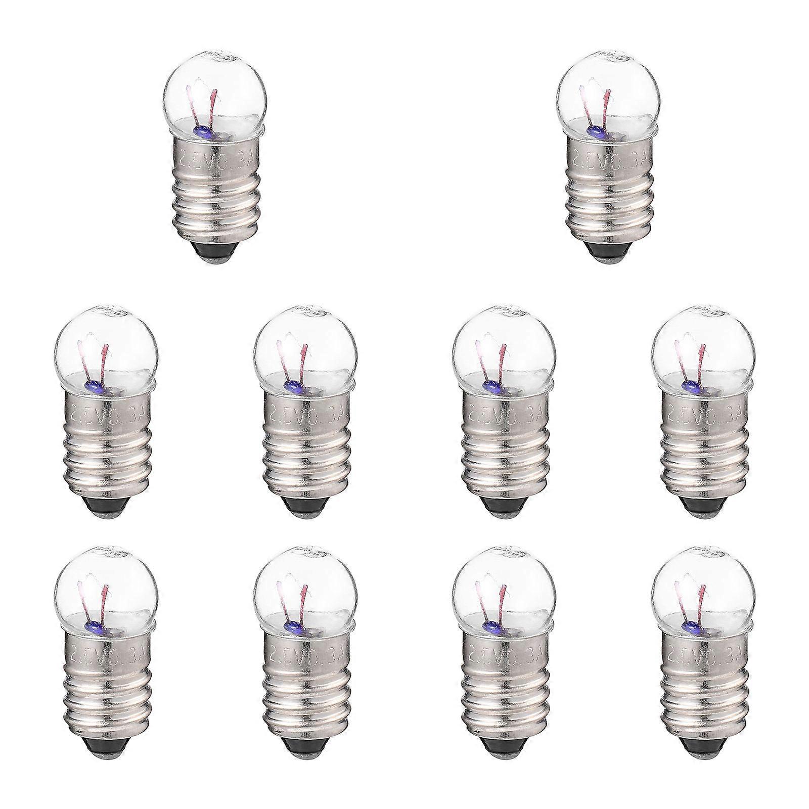 10pcs Small Light Bulbs Science Experiment Light Bulbs School Laboratory Electrical Circuit Bulbs