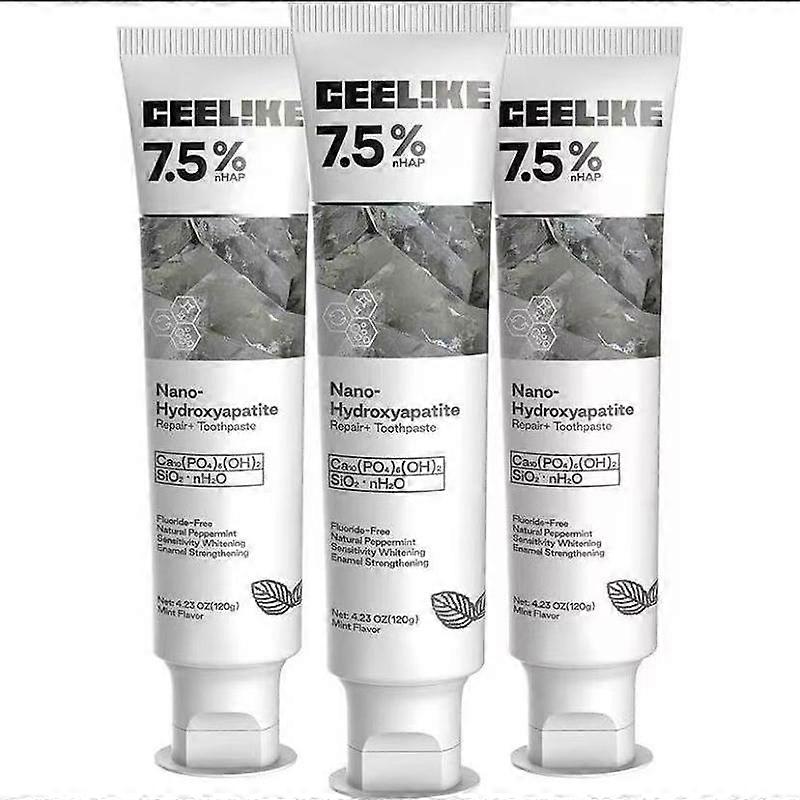 Fluoride-Free Hydroxyapatite Toothpaste forAdvanced Enamel Protection,Gentle and Effective Formula,Fluoride-Free Toothpaste for Sensitive Te