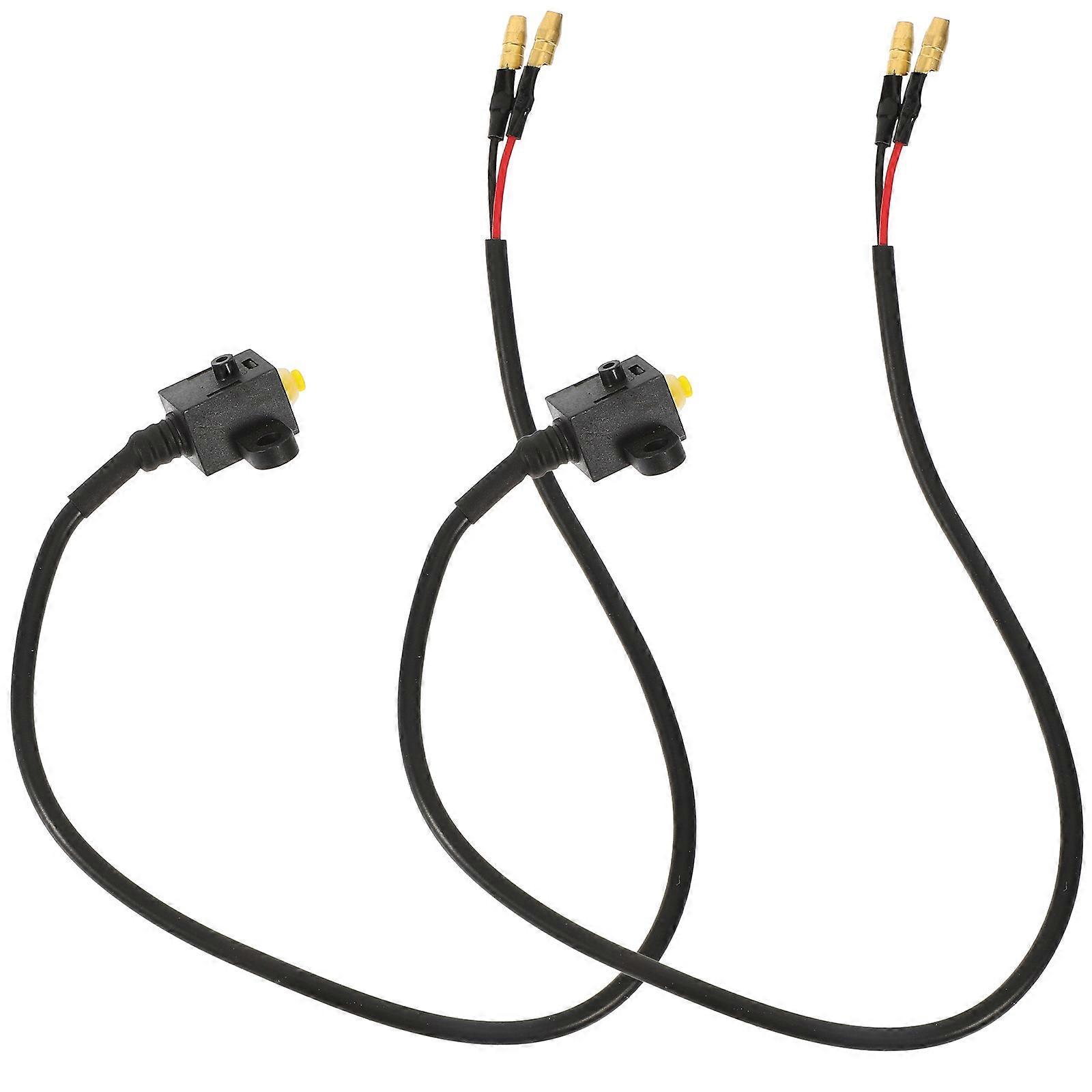 Brake Light Switch Motorcycle Modification Part for Safety 2Pcs