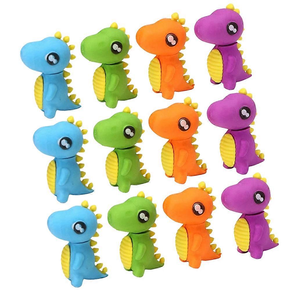 Dinosaur Erasers Assorted Color Mini Erasers for Kids Rubber 50Pcs Pack