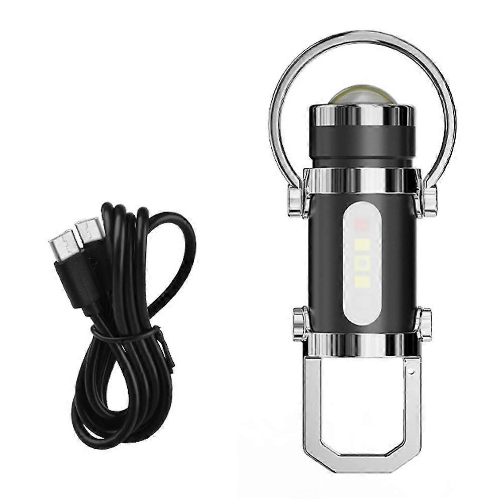 Portable Keychain Multi-Function Emergency Flashlight Outdoor Mini Flashlight Mobile Power for Outdoor Camping And Hiking Light