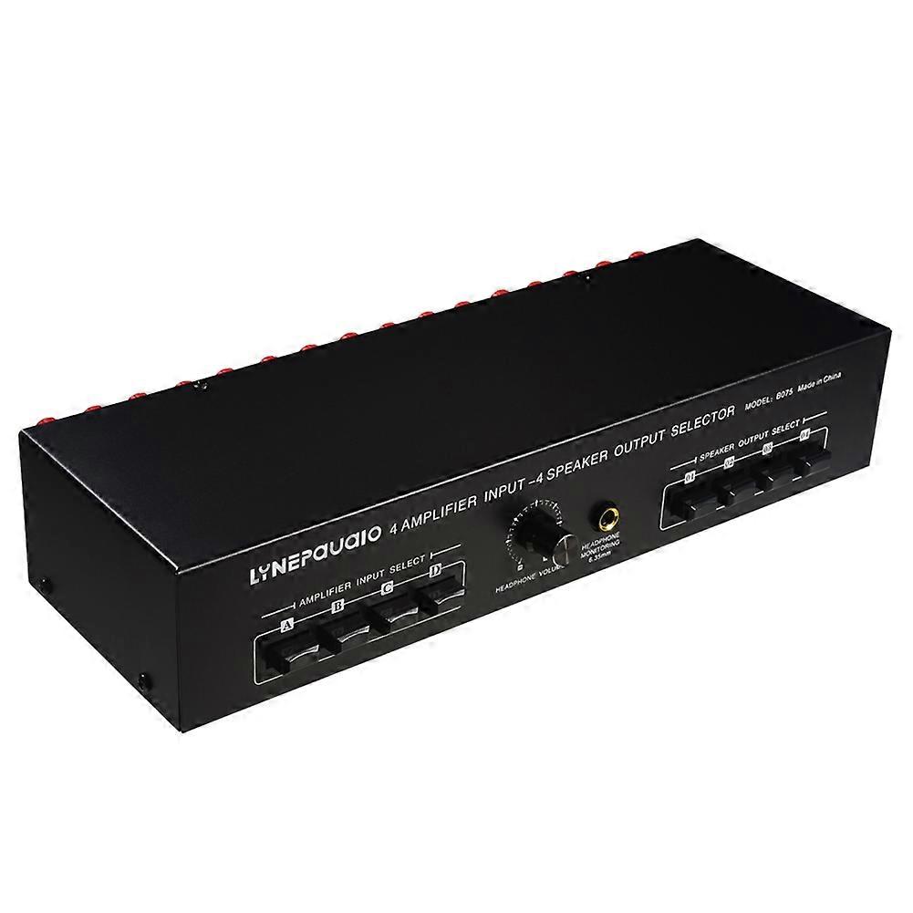 4 in 4 Out Power Amplifier Speaker Selector Switcher