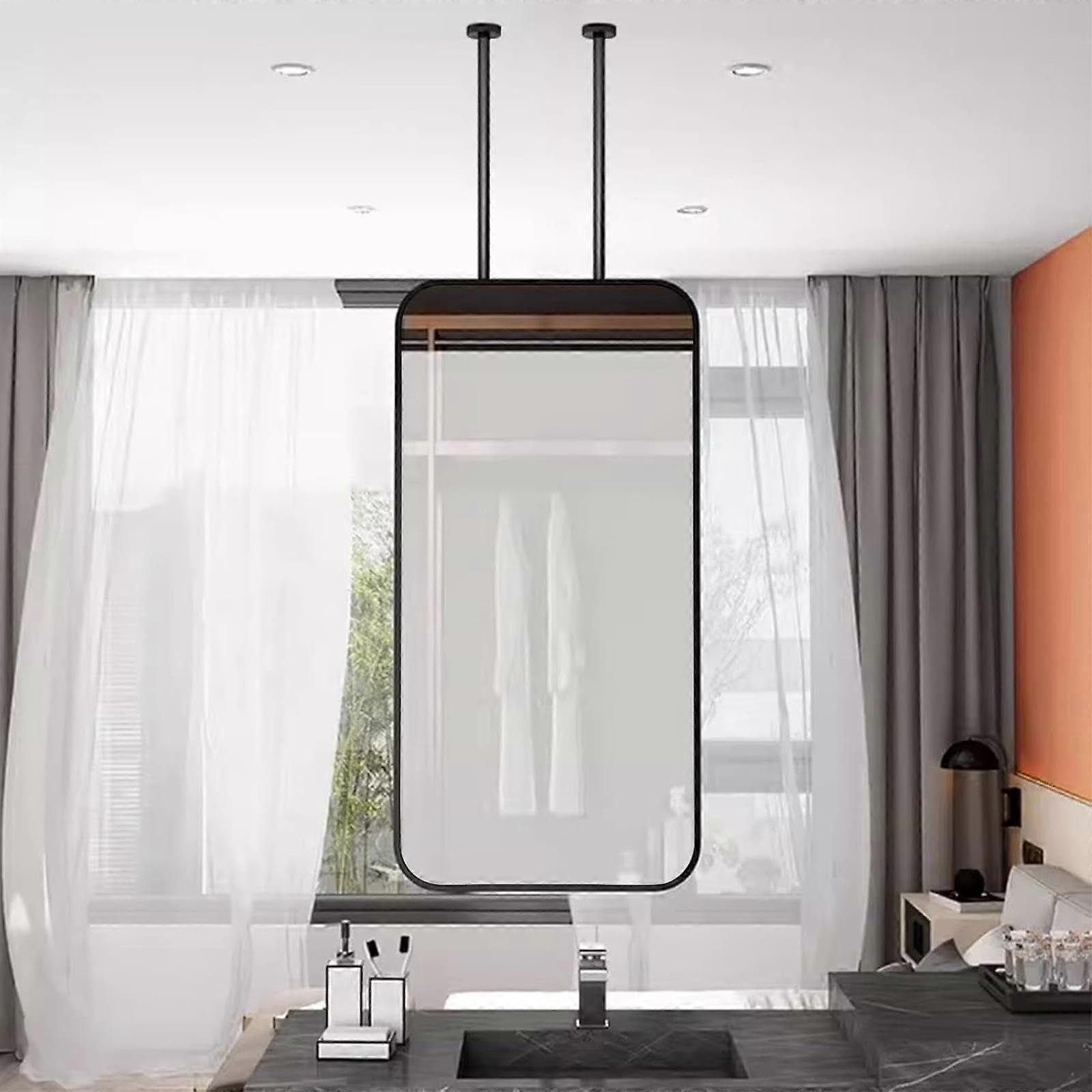 Bathroom Wall Mirror 40x70cm Gold Frame Rectangle Modern Vanity Mirror for Bathroom Decor