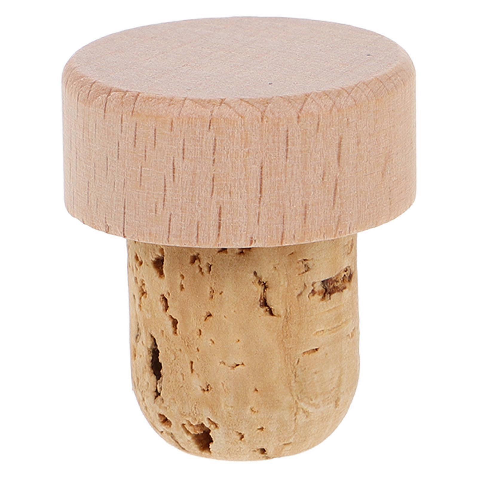 Wooden for Red Bottles 1 Set Replacement Drifting Plug Cap