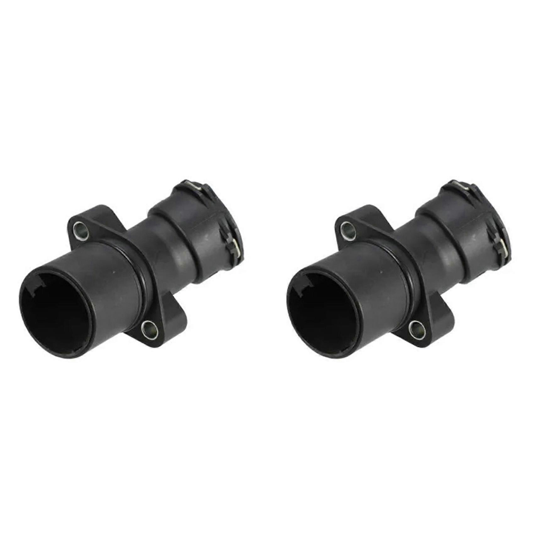 2X Auto Thermostat Housing Pipe Joint for Mercedes-Benz E-Class C-Class CLK Class SLK Class 2712001256 A2712001256