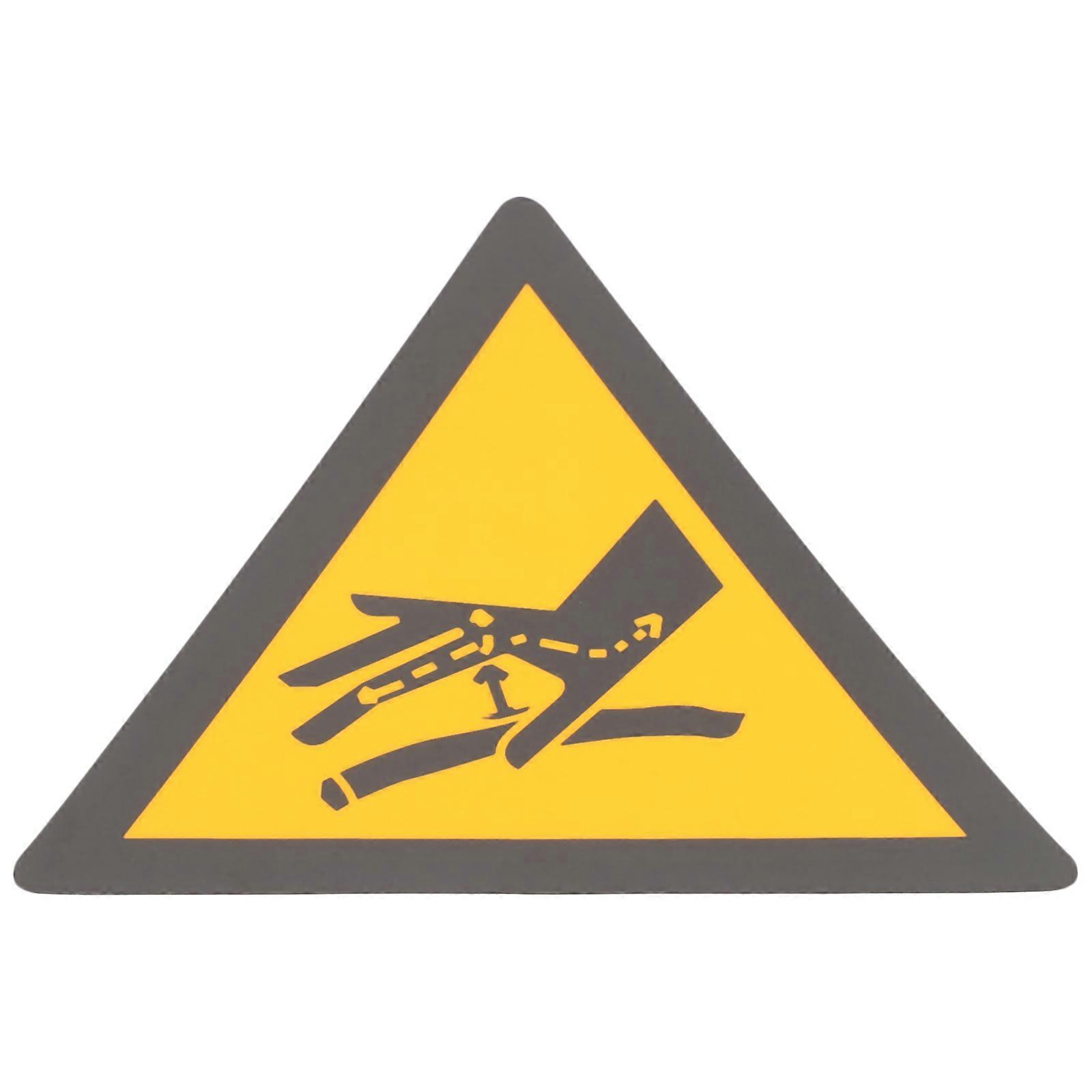 Danger Safety Warning Sign Sticker 2pcs Adhesive Label Decal Caution