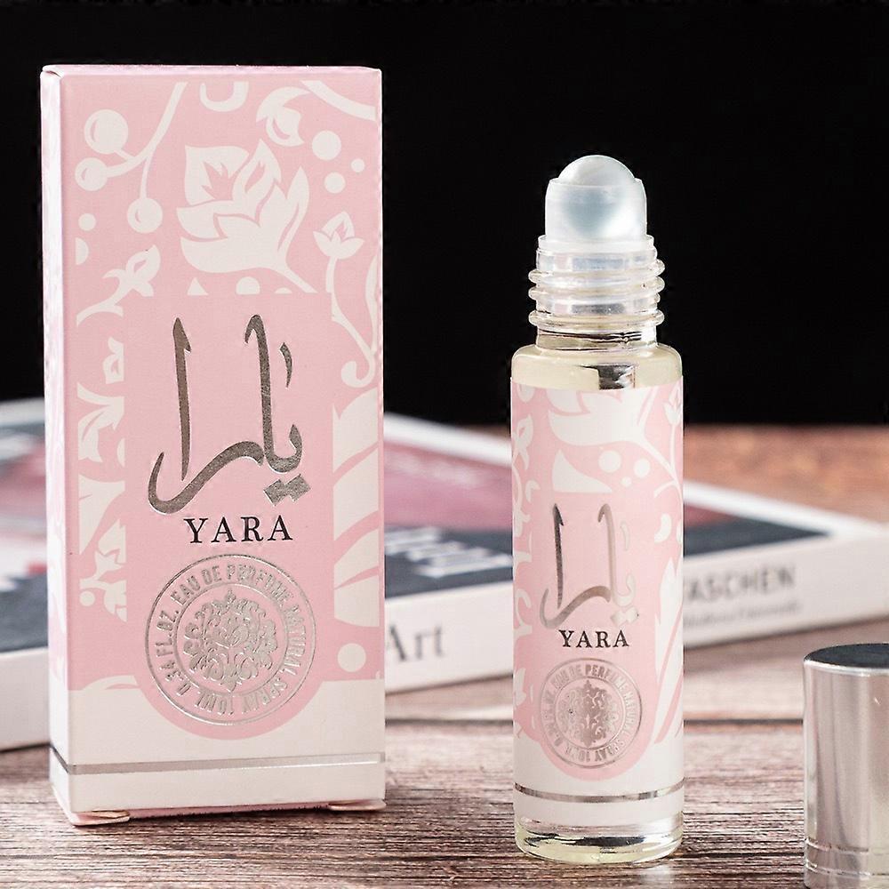 YARA Roll-on Perfume 10ml, Long-lasting Fragrance for Men and Women, Arabian Dubai Perfume
