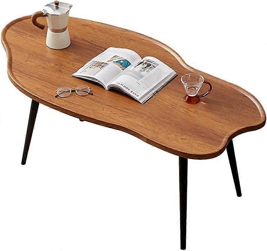 Cloud Shape Side Table Coffee Table for Living Room, Japanese Style Low Table 120x60x38cm A