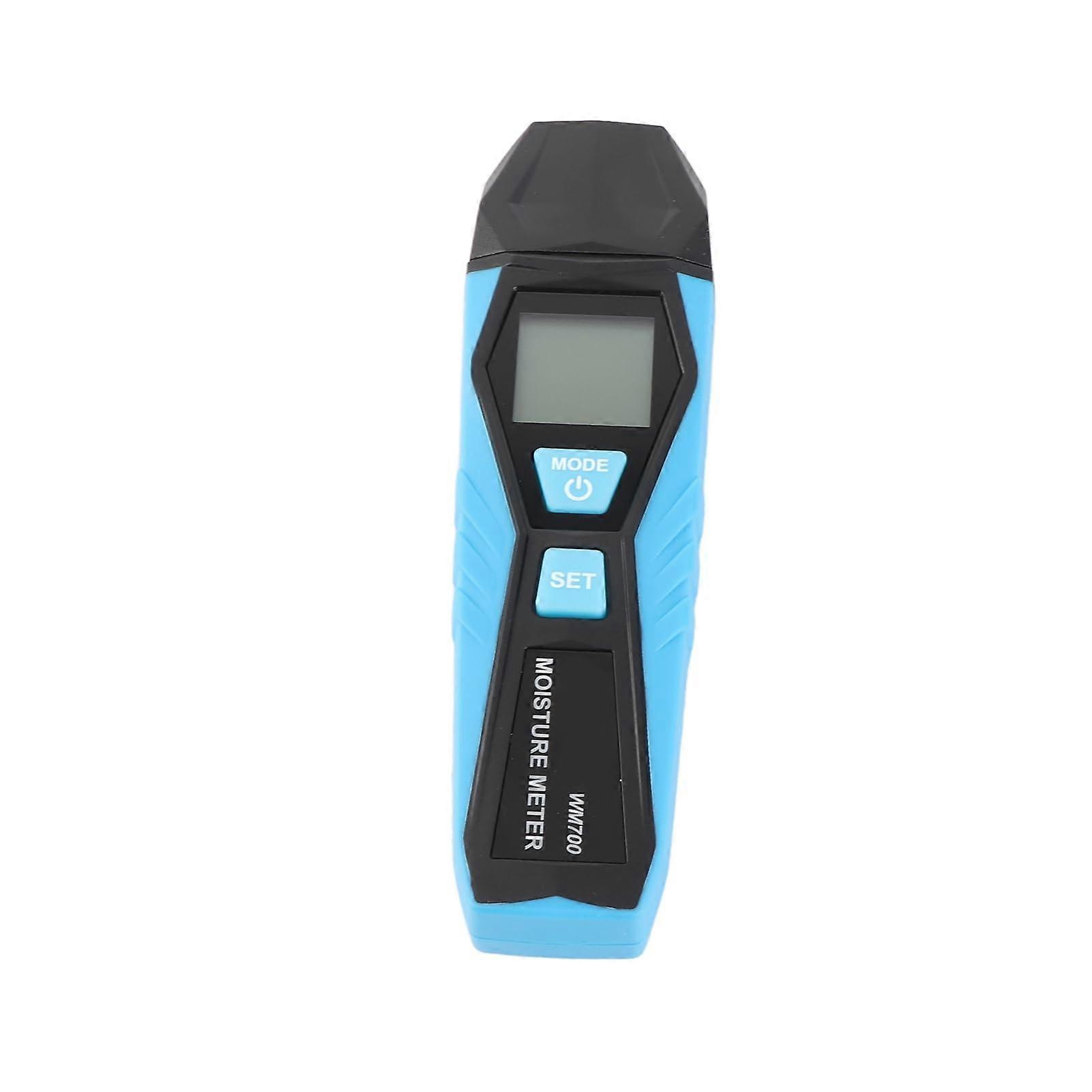 Digital Wood Moisture Meter with LCD Display, Fast Sampling Temperature and Humidity Tester for Lumber