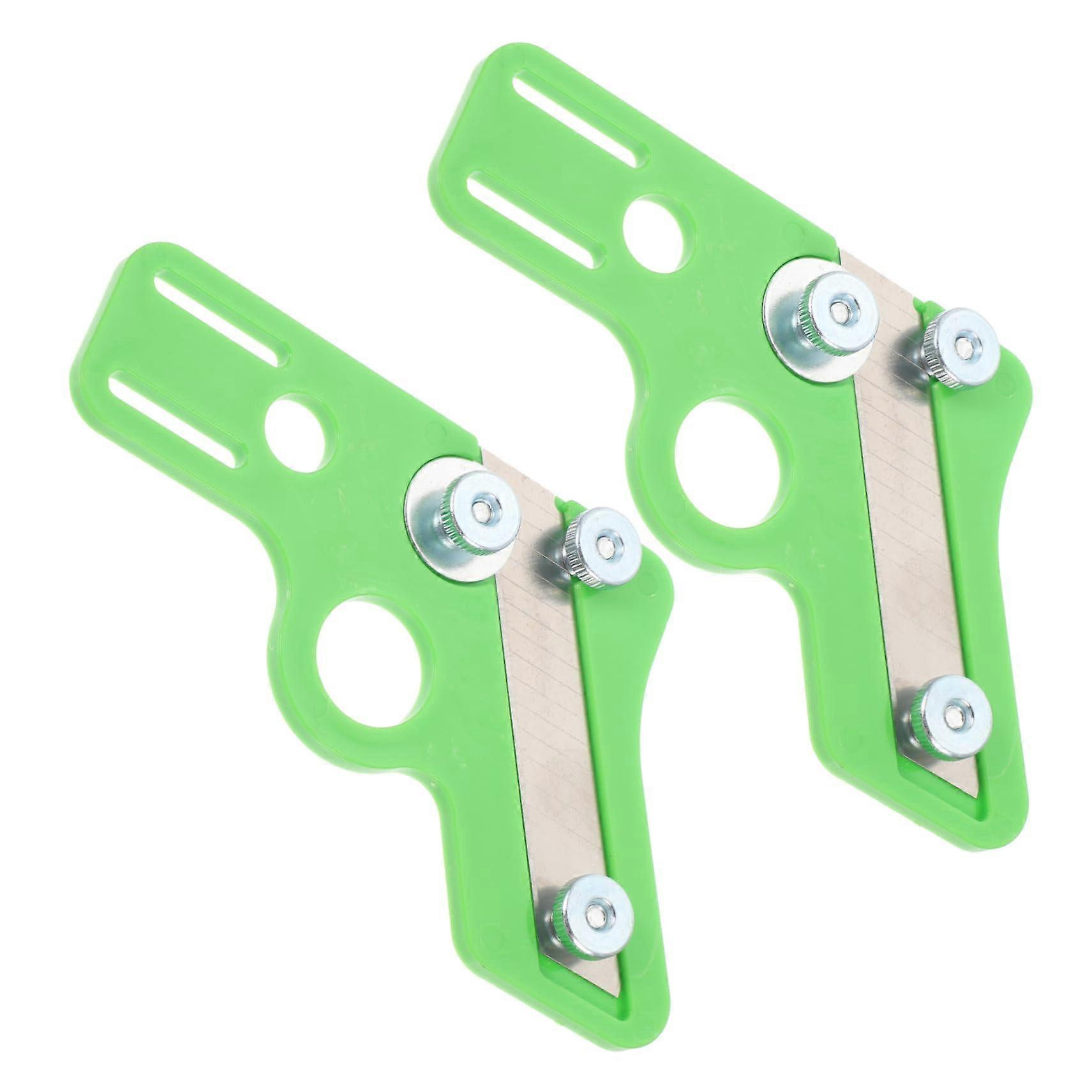 2pcs Woodworking Hand Plane Block Planes with Adjustable Blade for Accurate Edge Trimming and Smoothing 18x9cm