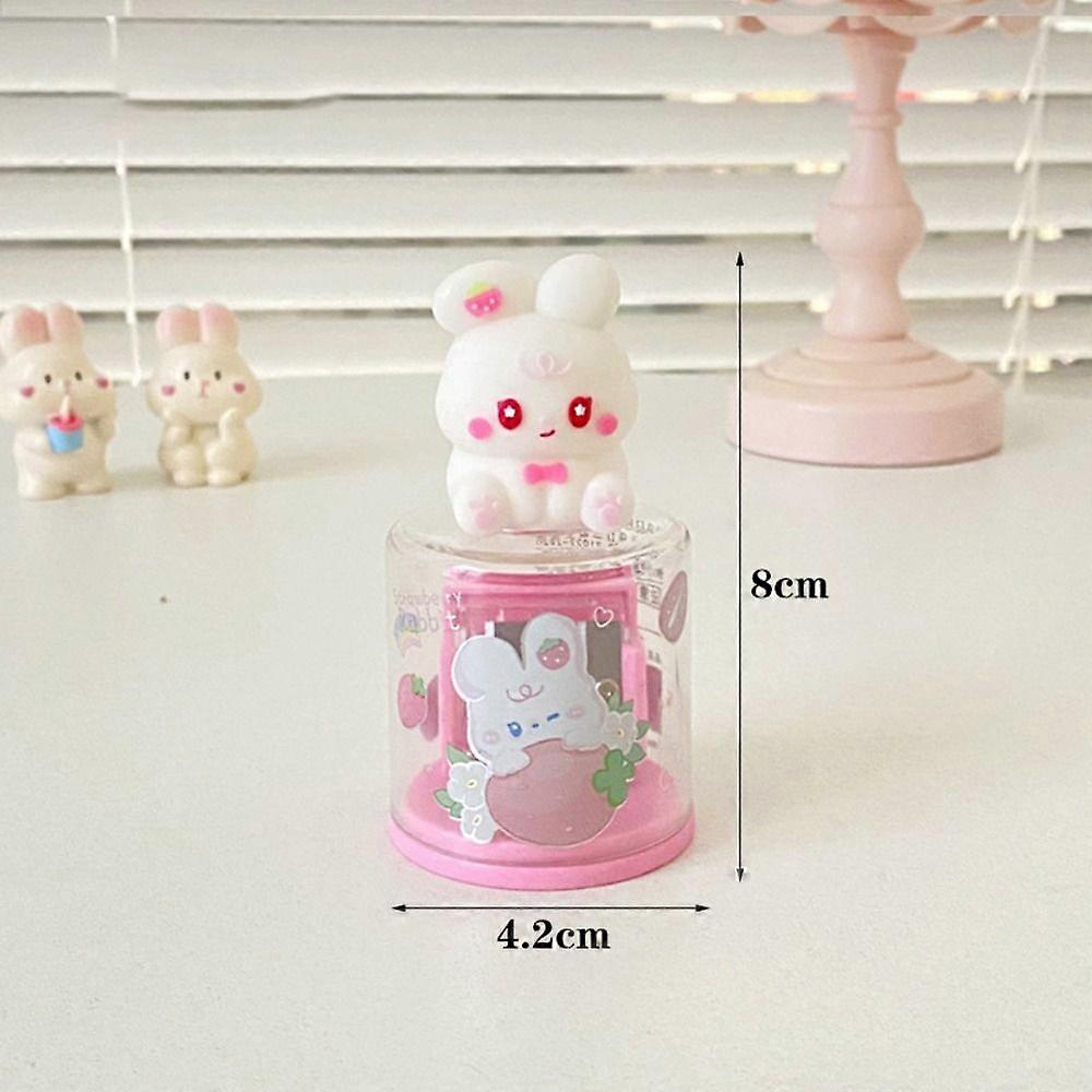 Mini Pencil Sharpener Multifuncional Portable Double Hole Pencil Sharpening Tool Manual Sharpener Gift