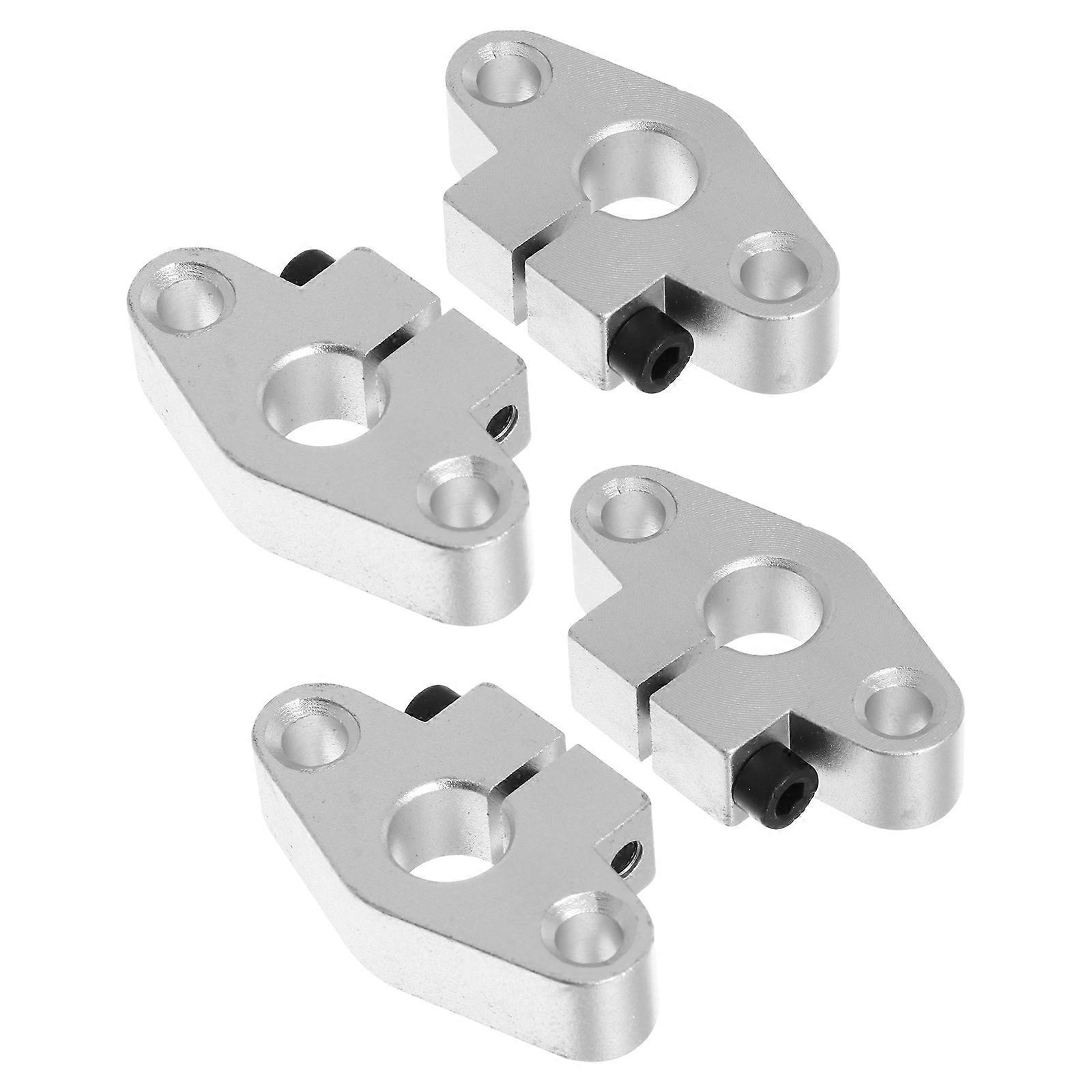 Optical Support Base Aluminum Alloy Linear Fixed Seat Rail Shaft 8Pcs