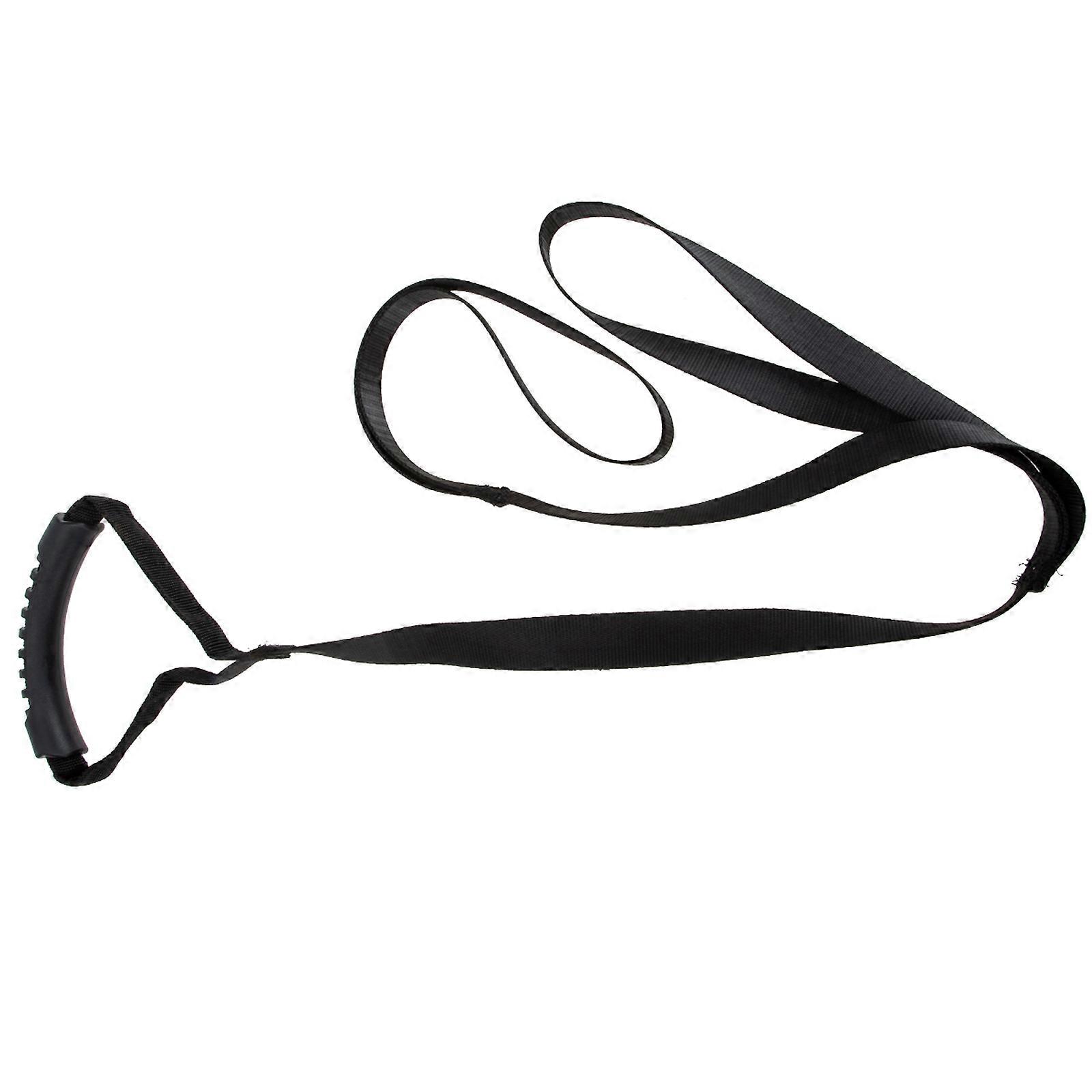 Kayak Pull-Up Strap for Kayak 4Pcs Black Polyester Drag Band Accessory