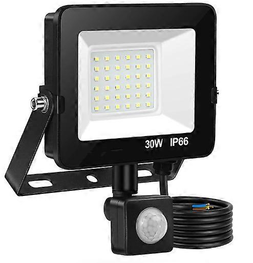 Motion Sensor Outdoor Security Light, LED Floodlights with PIR Sensor, IP66 Waterproof Motion Sensor Outdoor Wall Light with Remote Control