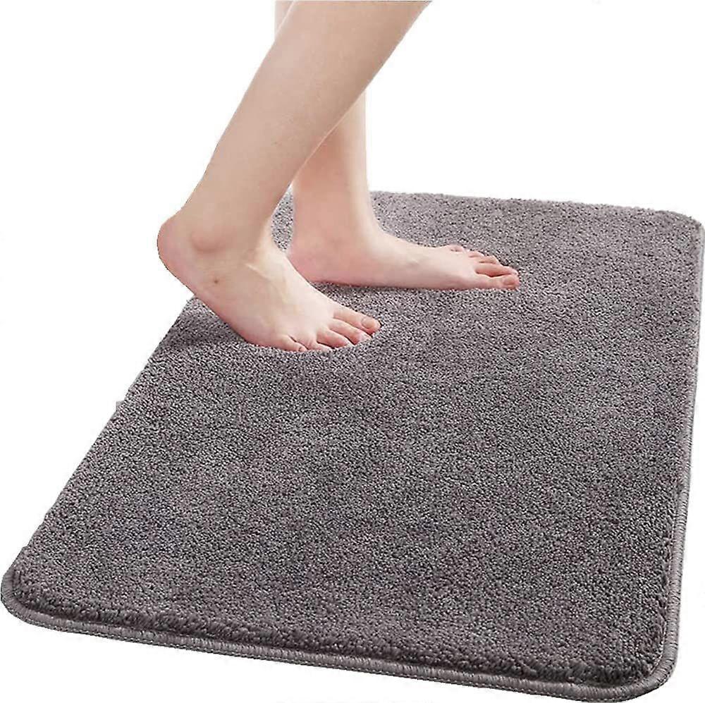 Comfortable Bath Mat Microfiber Bath Mat Non-Slip Bath Mat Absorbent Bathroom Mat