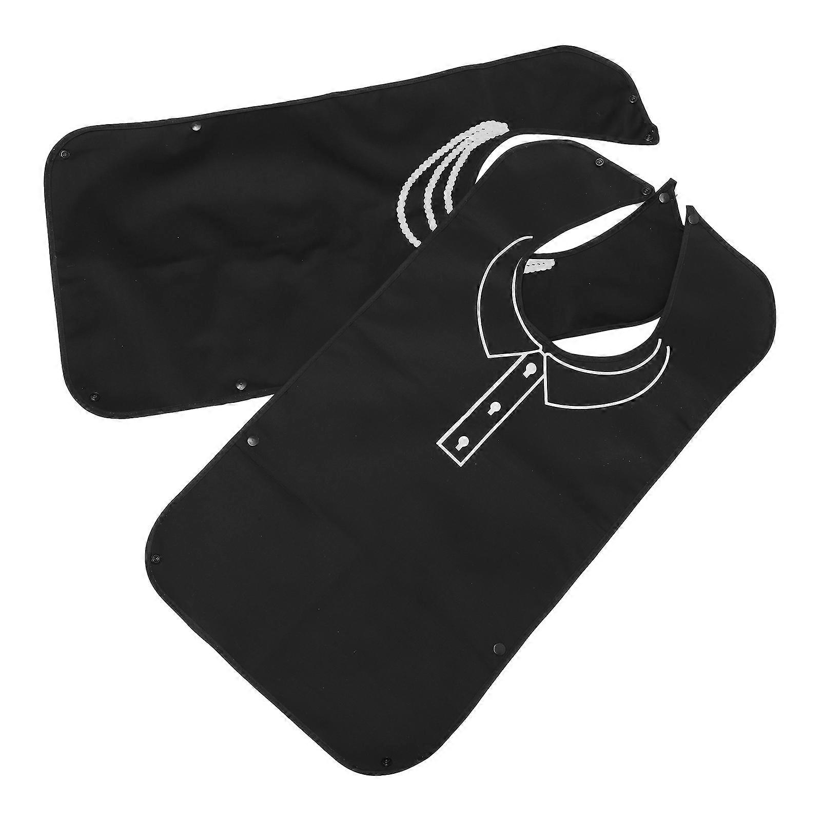 Waterproof Elders Bibs Practical Feeding Bibs for 2Pcs Adults