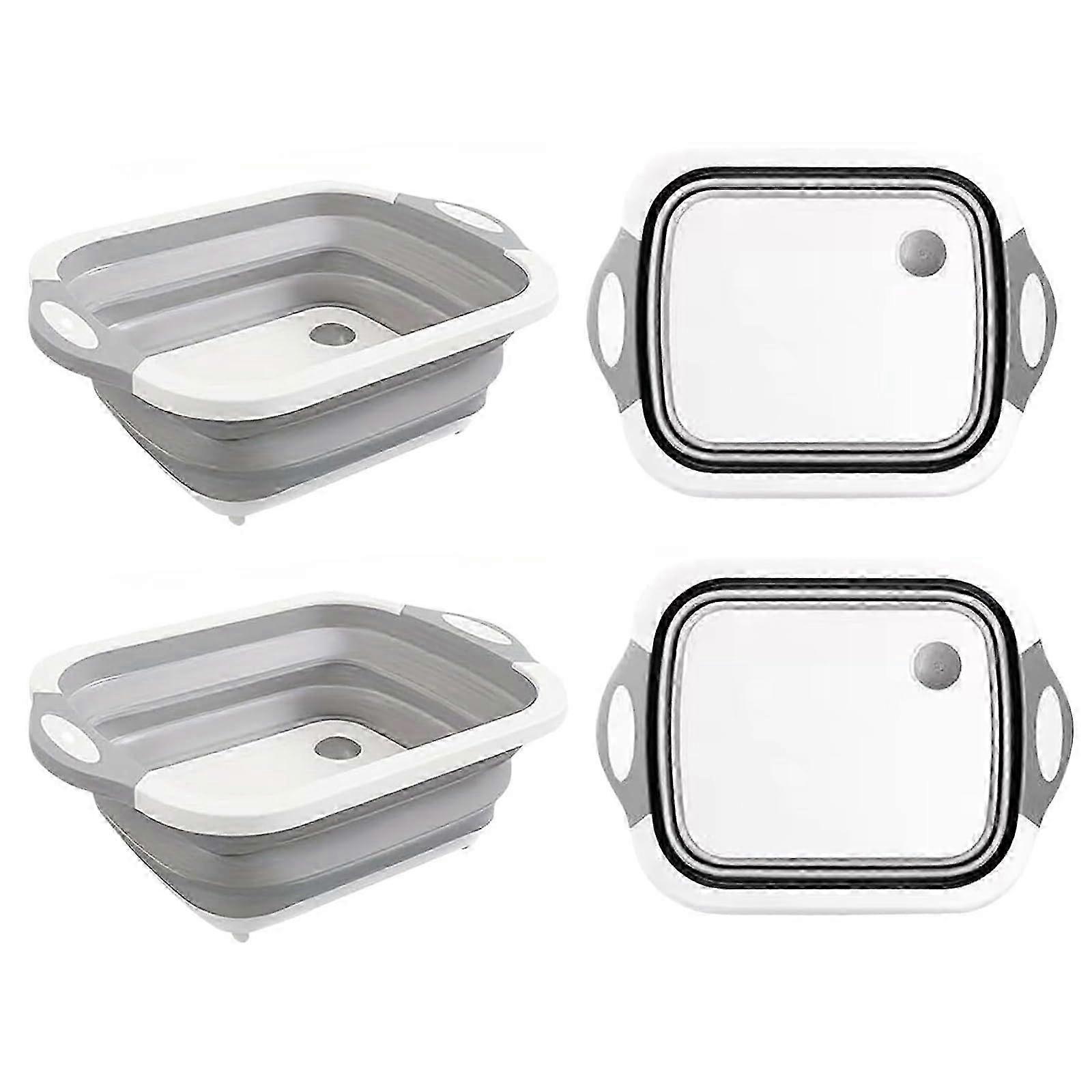 26-27 2 PCS Folding Cutting Board Multi-Function Collapsible for Camping Picnic