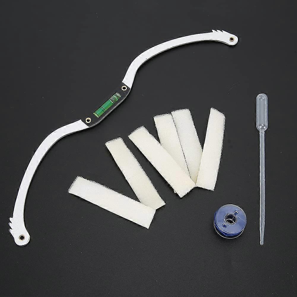 Eyebrow Mapping Kit with Bubble Level and String for Precise Brow Shaping and Microblading Use