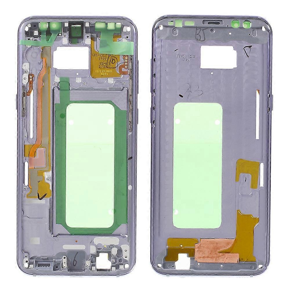 OEM Middle Plate Frame Replacement Part with Side Button Flex Cable for Samsung Galaxy S8 Plus SM-G9