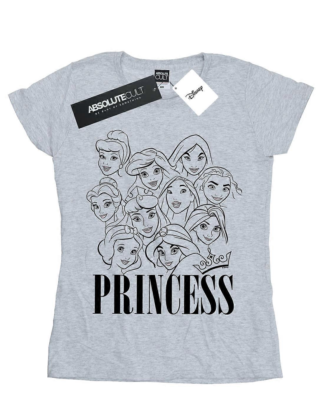 Disney Women's Princess Multi Faces T-Shirt