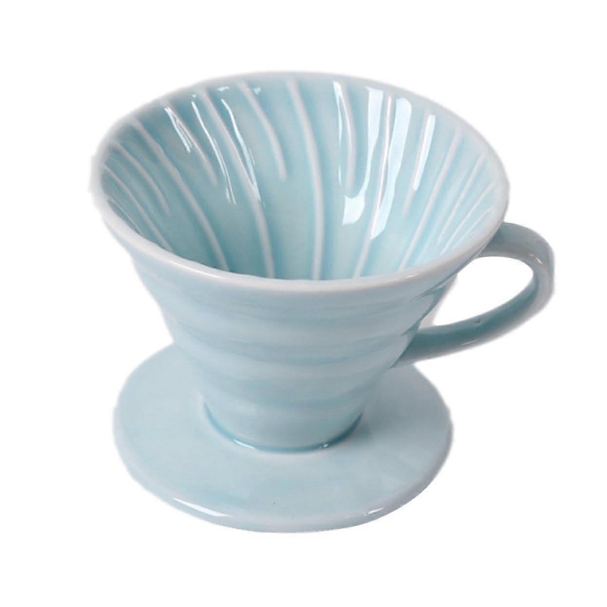 Ceramic Coffee Dripper Handmade Cone Shape Filter Cup for Home and Office Durable Build