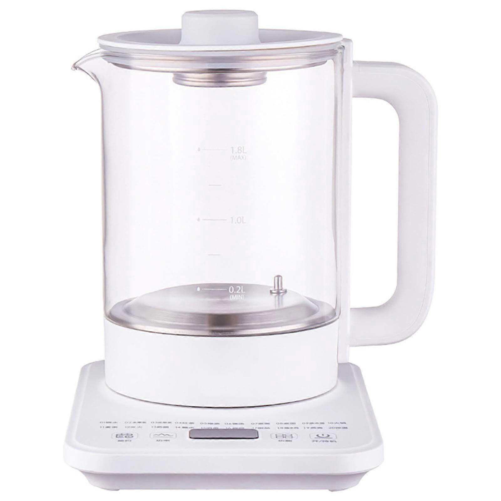 Electric Glass Kettle with Automatic Boiling Control, Multifunction Cooking, Thickened Health Teapot