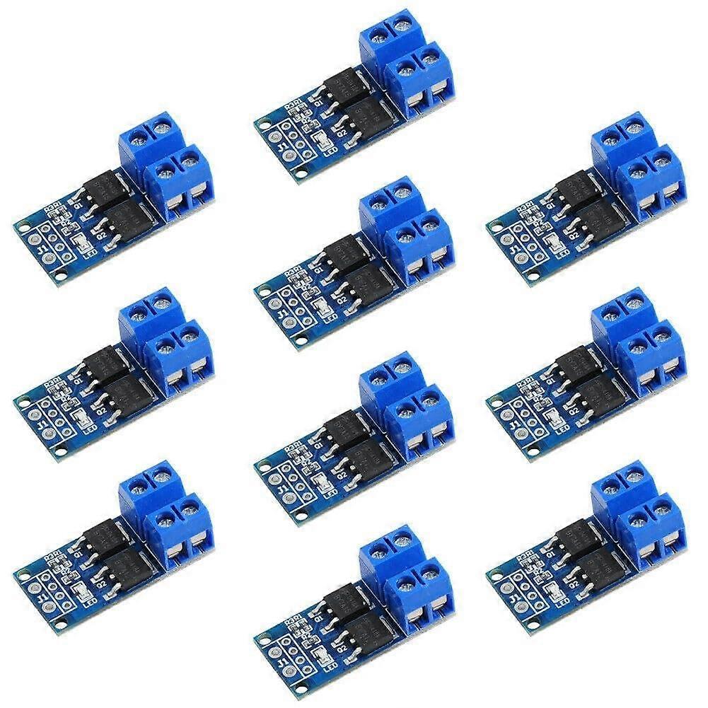 MOSFET Trigger Switch Module 10Pack, Dual MOSFET PWM Control Board 15A 400W DC 536V Power Output