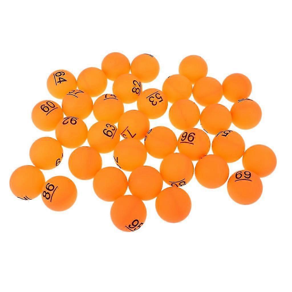 50-Pack 40mm Table Tennis Training Balls