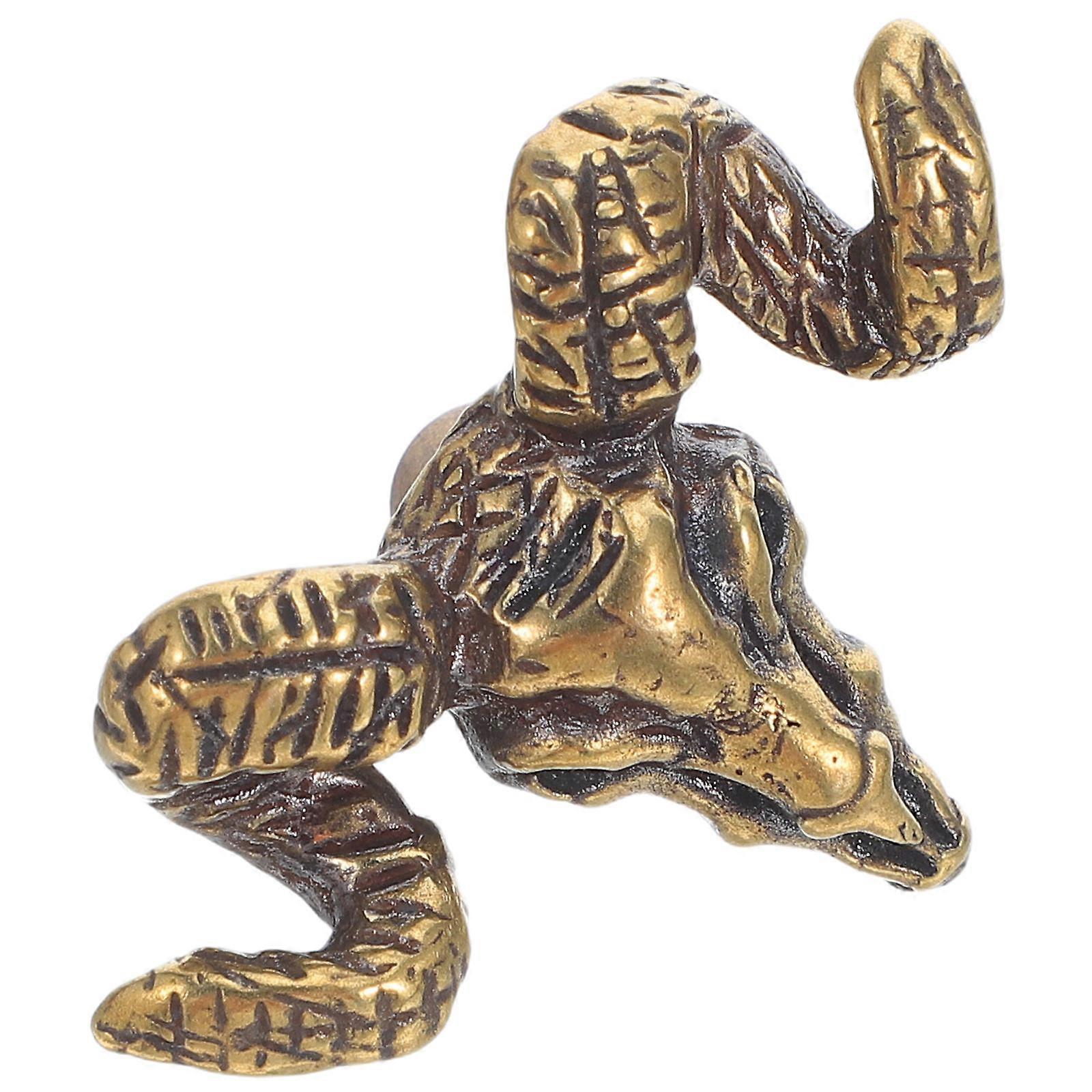 Rustic Door Handles Goat Head Cabinet Knobs for Wardrobe Drawers