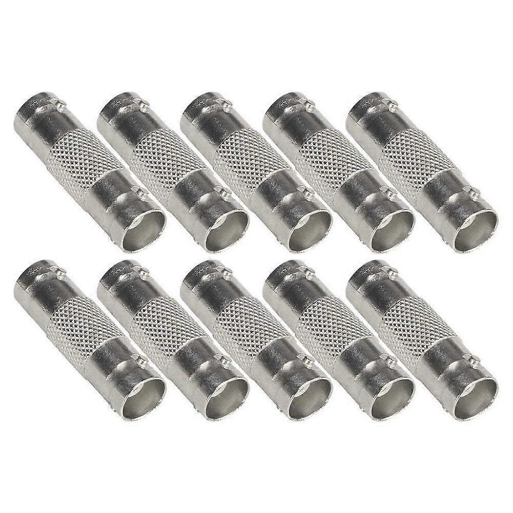 10pcs BNC Female Coupler Adapter for CCTV Camera, Quick Inline Connection and Secure Signal