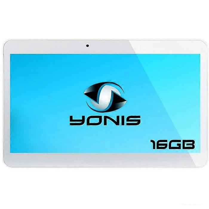 Tablet 3G de 10,1 polegadas, Android, Quad Core, Bluetooth, Dual SIM, 1GB de RAM, 16GB, Branco, YONIS
