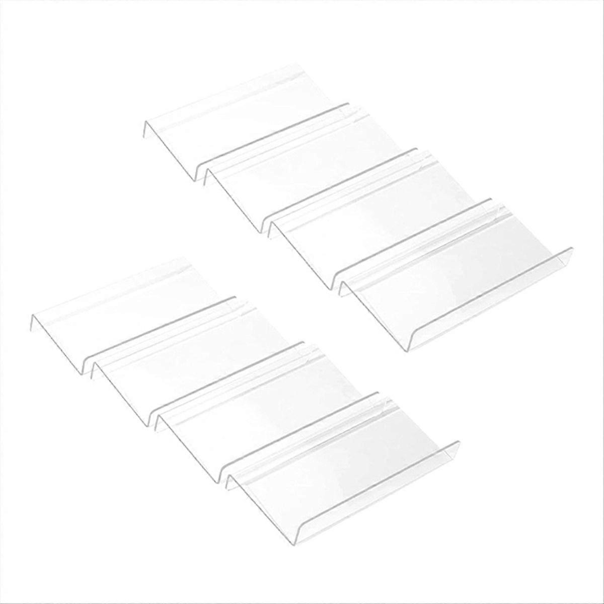 8pcs Clear Acrylic Spice Drawer Organizer