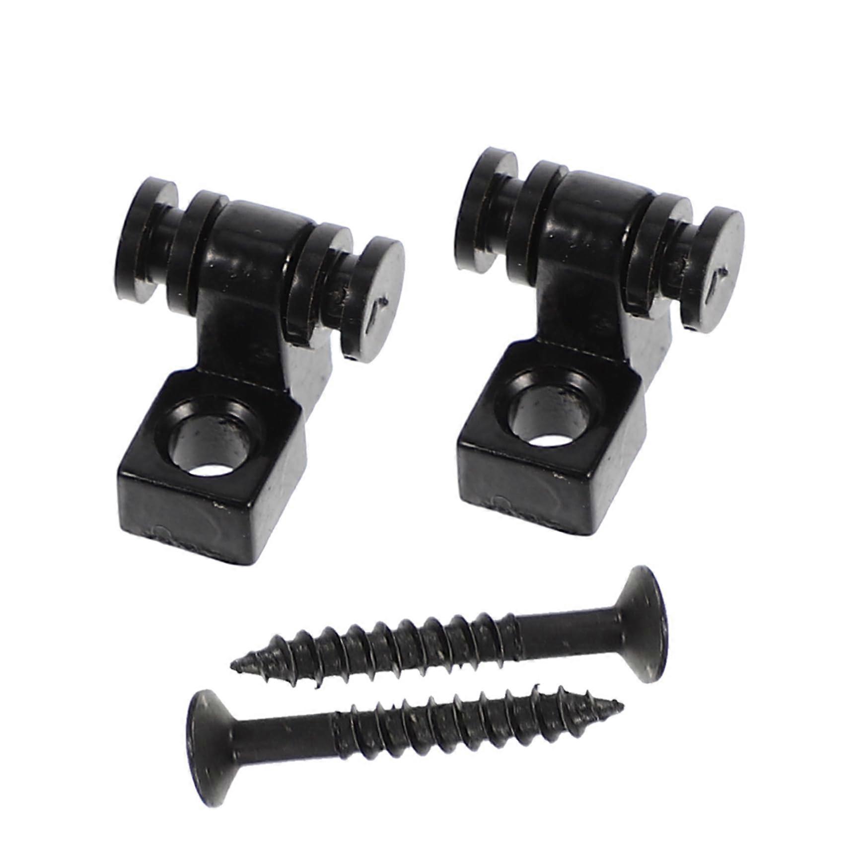 Roller String Tree for Electric Guitar, Black Guitar String Retainer Set, Improved Tuning Stability