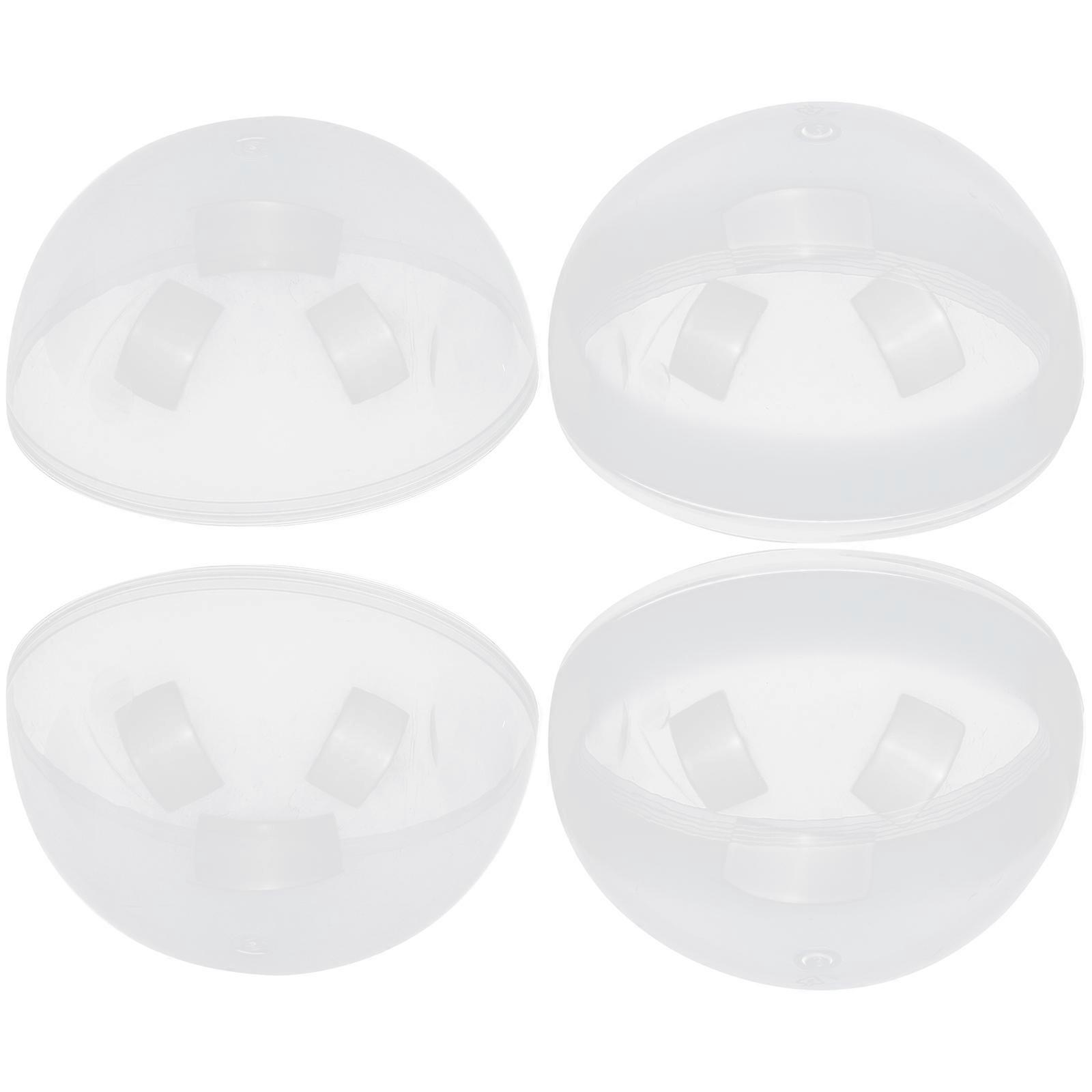 Decorative Easter Eggs Plastic Openable Ball for Wedding 2Pcs