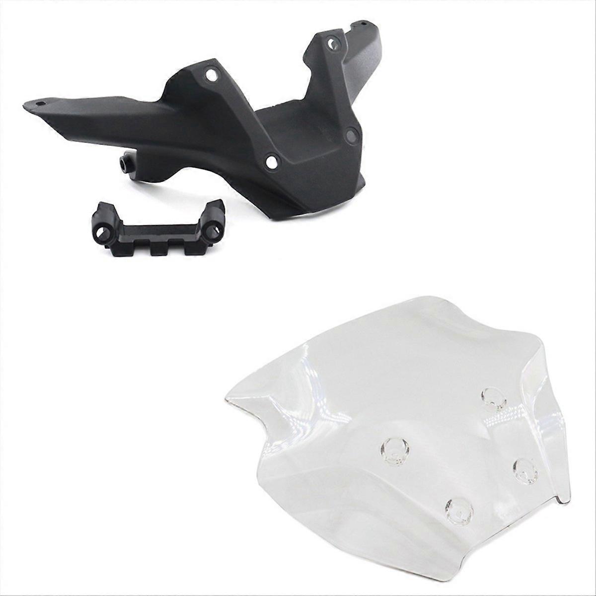 for MT09 SP 2024 Windscreen Deflectors Black & Transparent