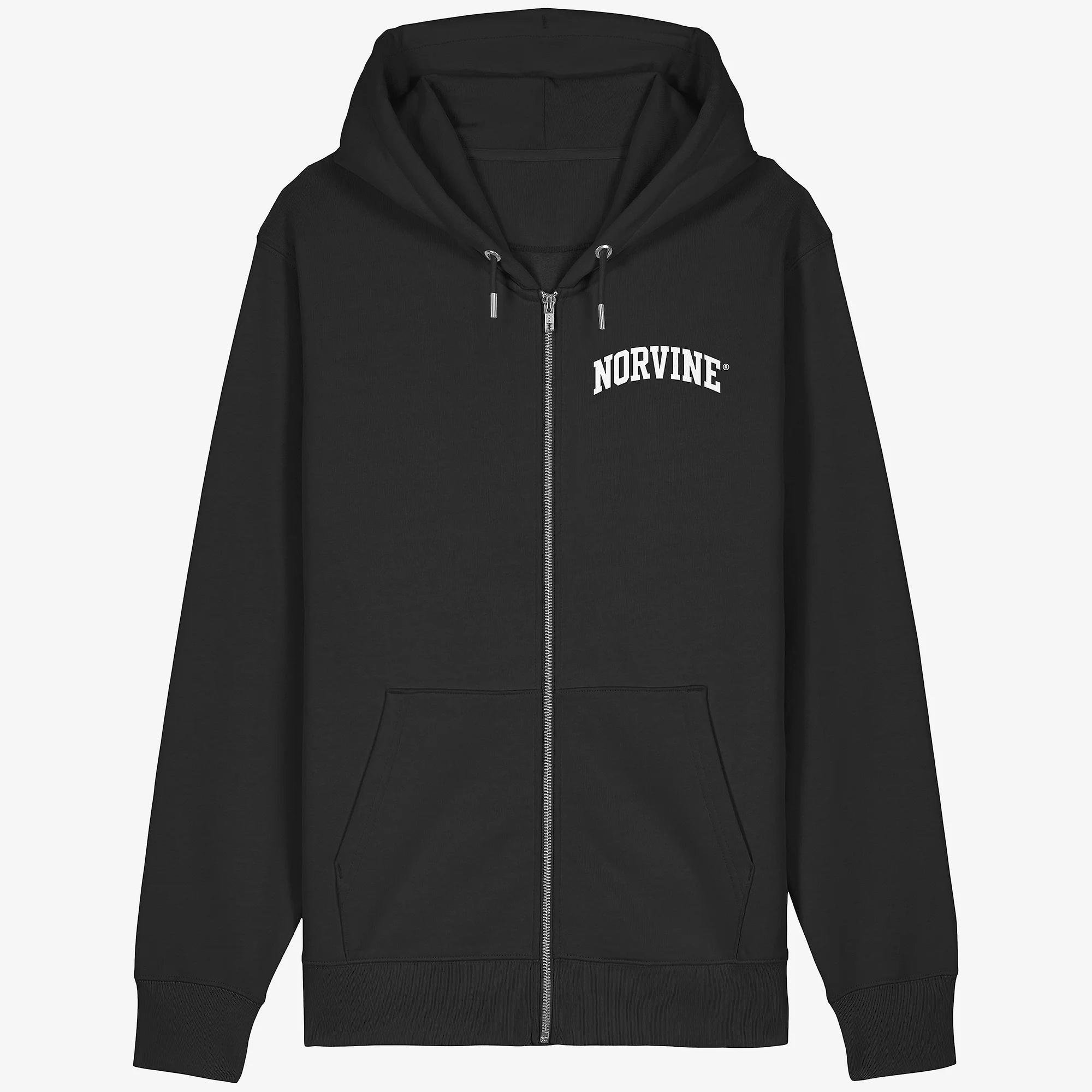 Athletic Block Zipped Hoodie