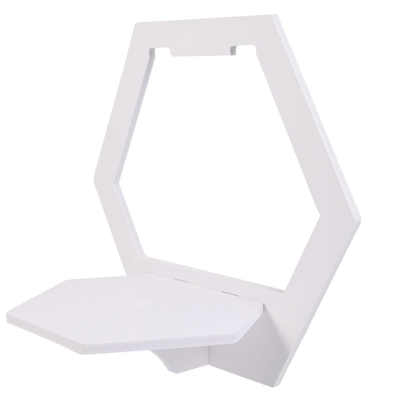 5Pcs Bedroom Wall Rack Rustic Style for Storage Multipurpose Wire Shelf