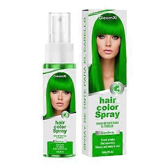 Gleamxi Brilliant Temporary Hair Coloring Spray (Green) Fashion Natural Color Development Party Stage Temporary Brilliant Hair