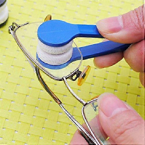 5PCS Mini Microfiber Eyeglass Cleaning Brush Set Scratch Reusable Sunglasses Cleaner