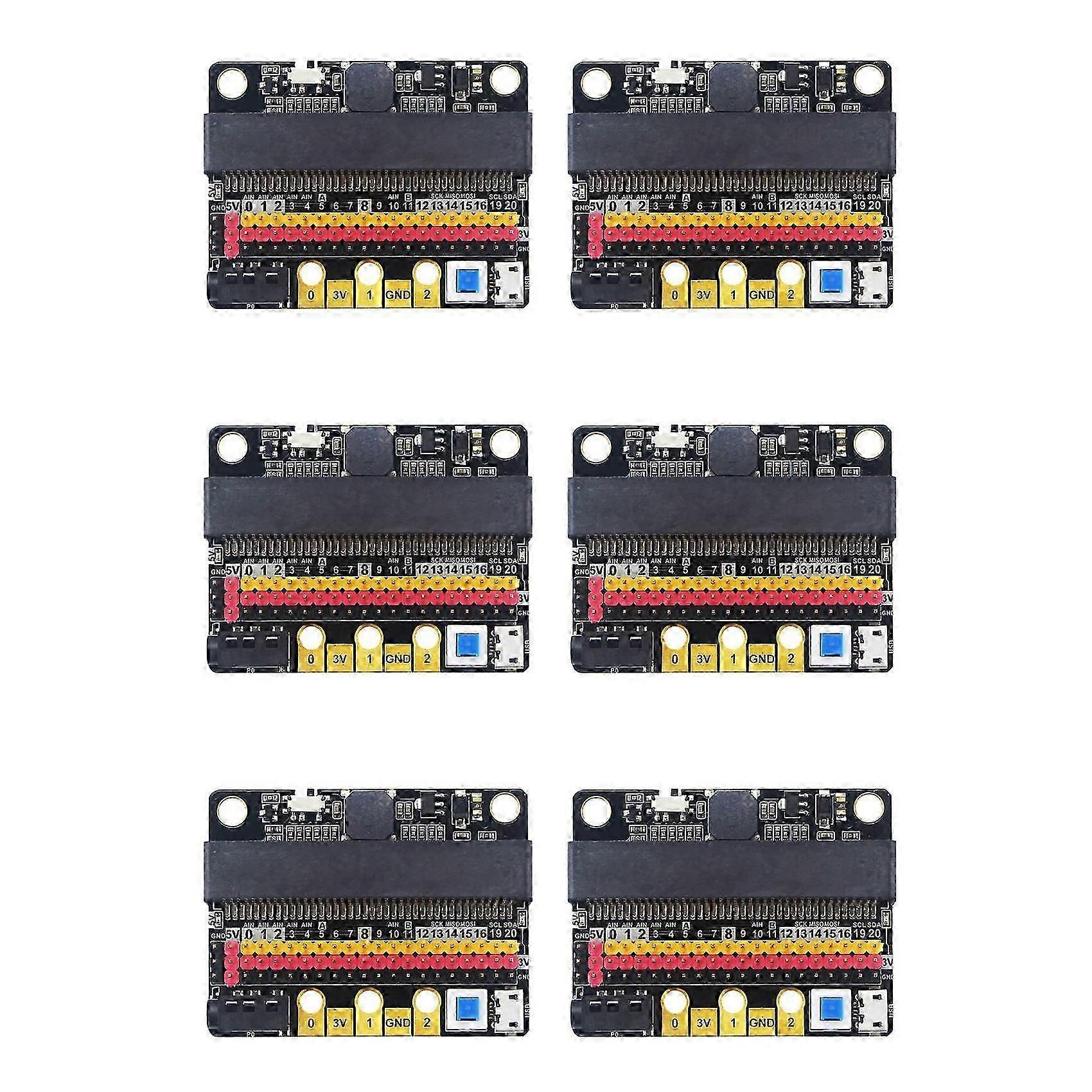 6X for Microbit Expansion Board IO BIT V2.0 Micro:Bit Horizontal Adapter Plate