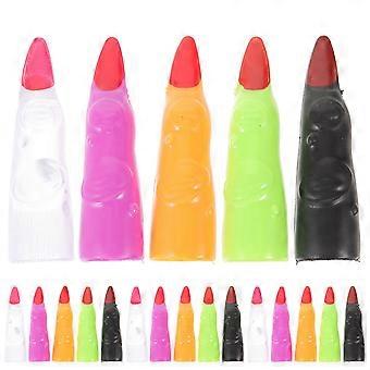 30pcs Witch Fingers Witch Costume Fingers Colorful Fake Fingers Halloween Party Cosplay Prop