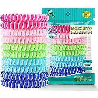 Lot de 10 bracelets anti-moustiques, imperméables, entièrement naturels, sans agents nettoyants