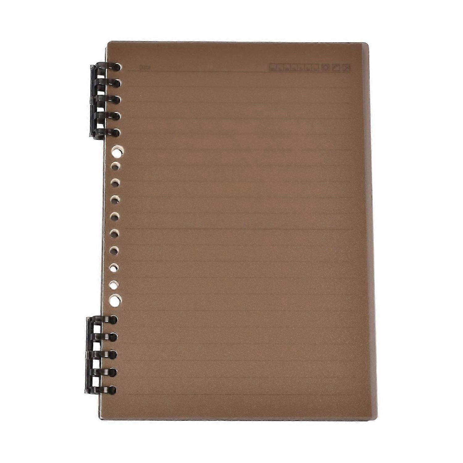 Transportable Refillable Clip Notebook With Additional Parchmenty Plan For Travel Stud