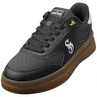 Skechers Snoop Dogg Courtside Mens Fashion Trainers in Black White
