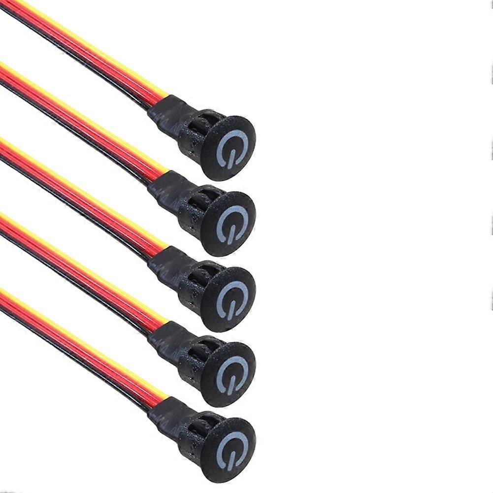 5Pack Dimmable Touch Sensor Button Smart Home Switch Controller for DC3.7-24V Closet Corridor LED Strip Light Switch 10T